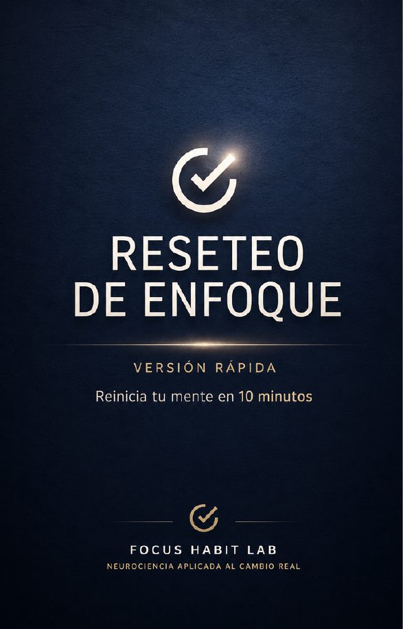 Portada del ebook Reseteo de Enfoque — Versión Rápida